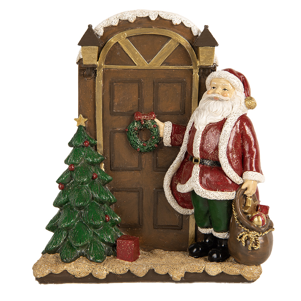 Decoratie kerstman 18x7x20 cm