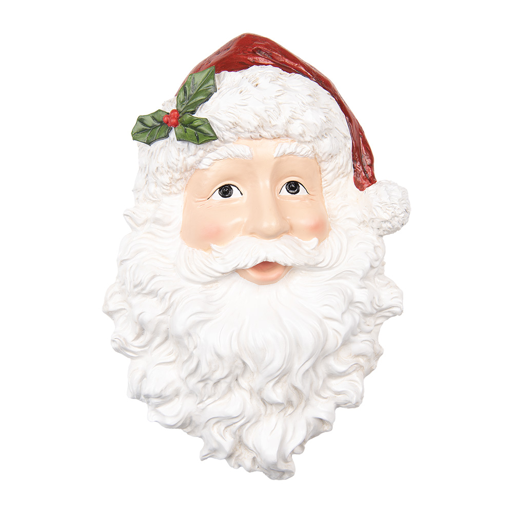 [6PR5690] Wanddecoratie kerstman 32x9x45 cm