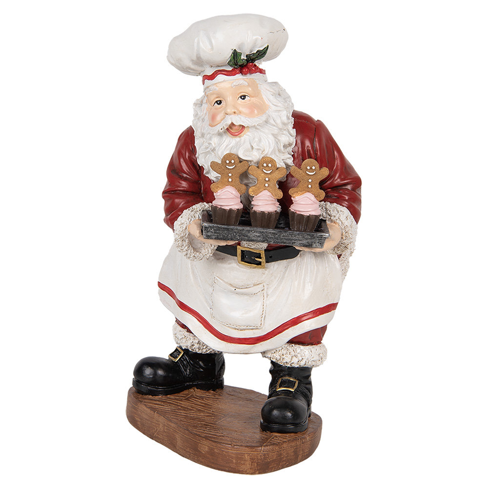 [6PR5695] Decoratie kerstman 17x16x28 cm