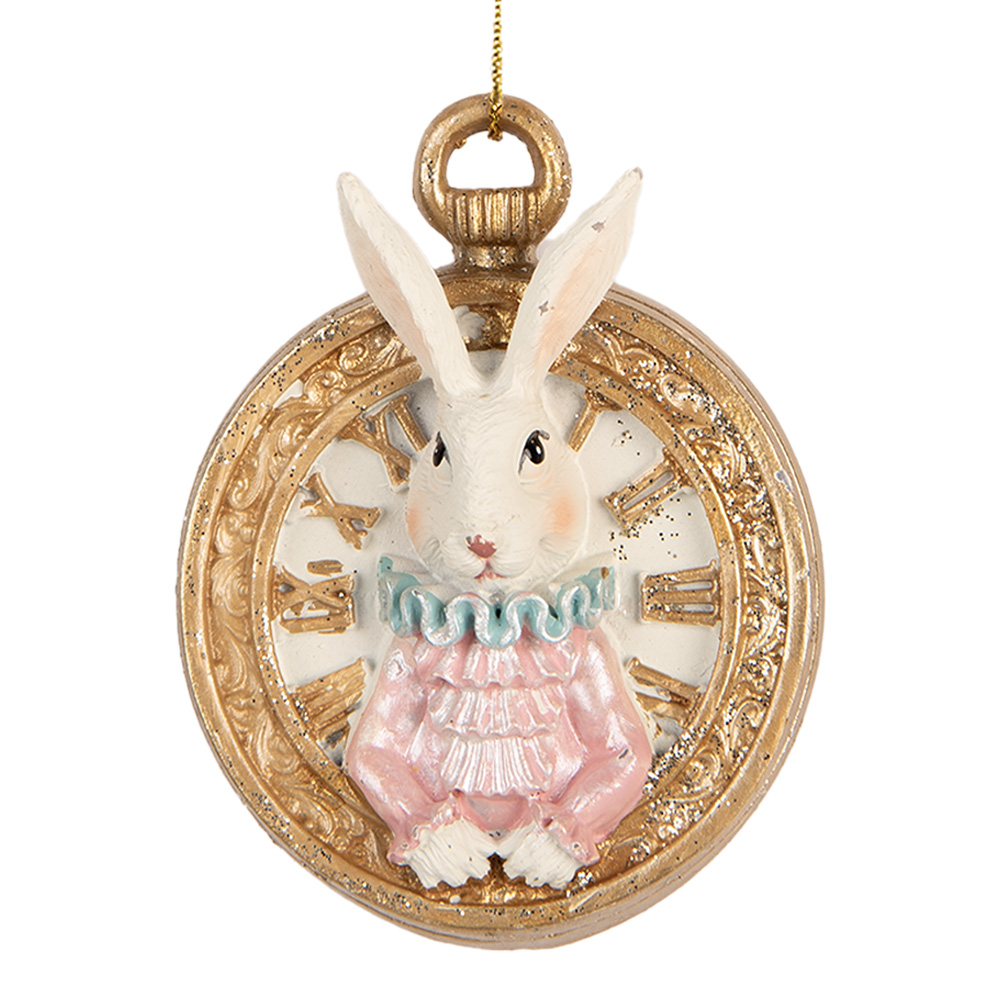 [6PR5714] Decoratie hanger konijn 6x3x7 cm