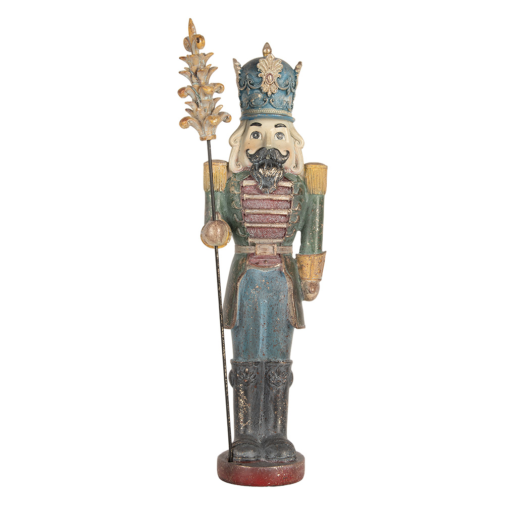 [6PR5759] Decoratie notenkraker 13x13x38 cm