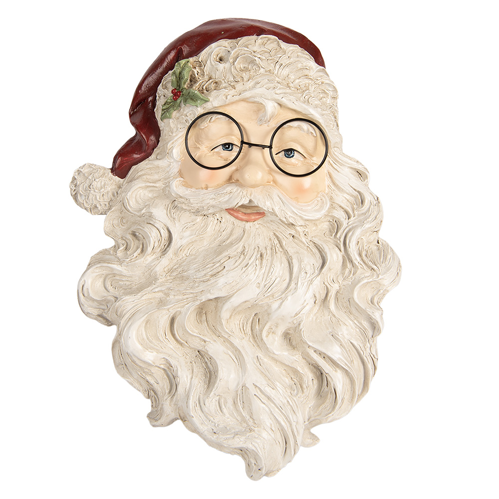 [6PR5781] Wanddecoratie kerstman 23x5x31 cm