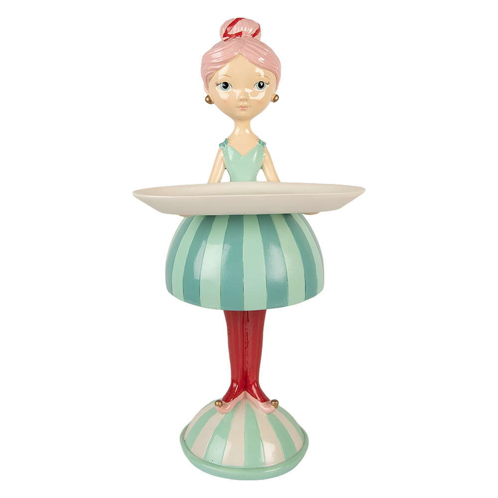 Decoratie kind met schaaltje 18x16x38 cm