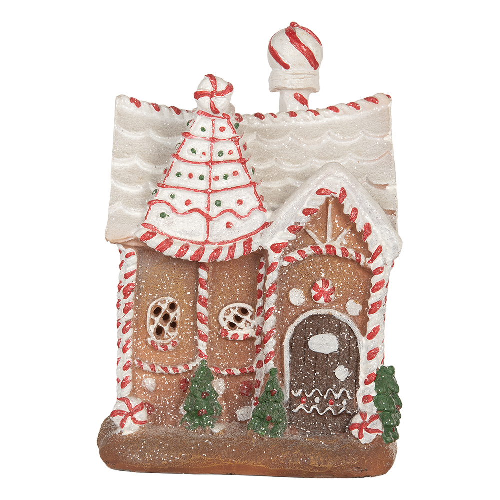 Decoratie huis met LED 16x12x23 cm