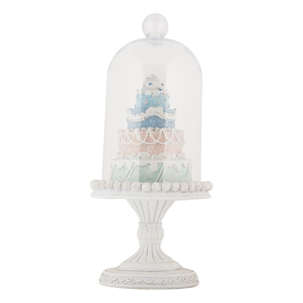 [6PR5847] Stolp met decoratie Ø 13x27 cm