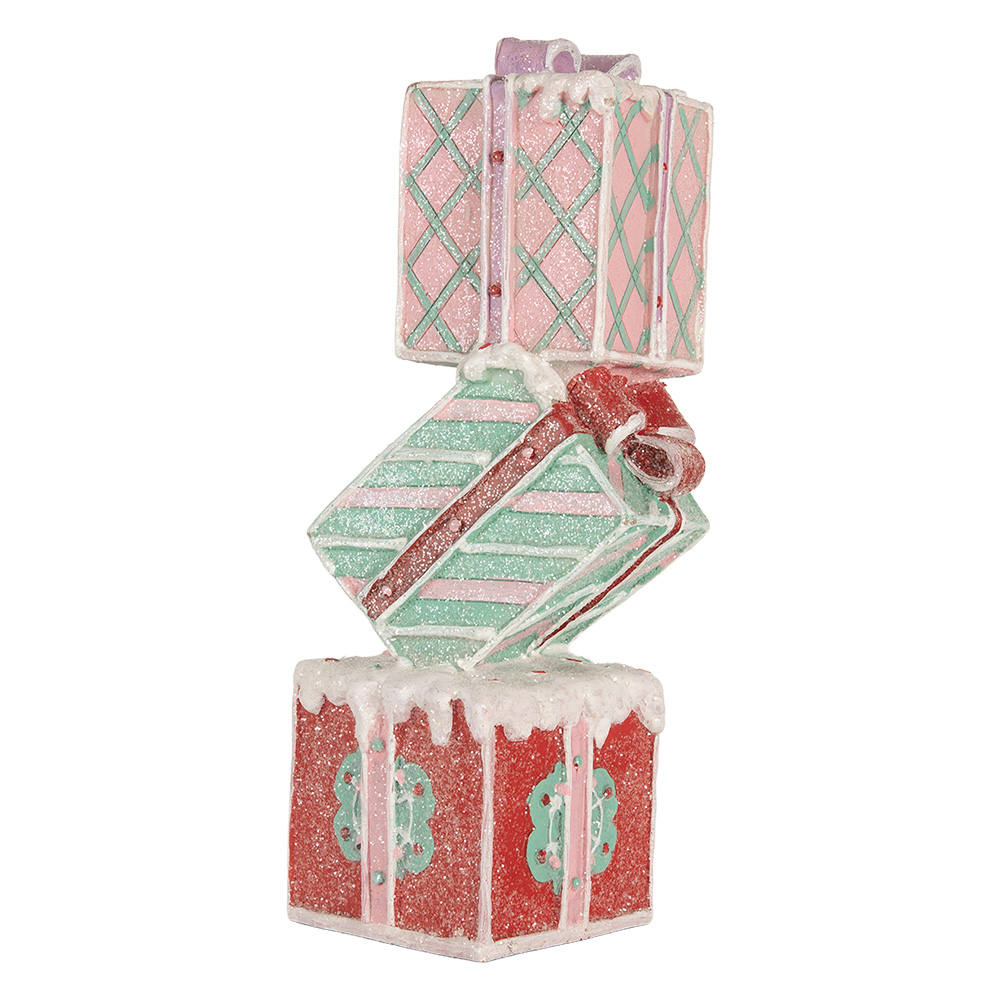 [6PR5848] Decoratie van opgestapelde cadeautjes 14x16x36 cm