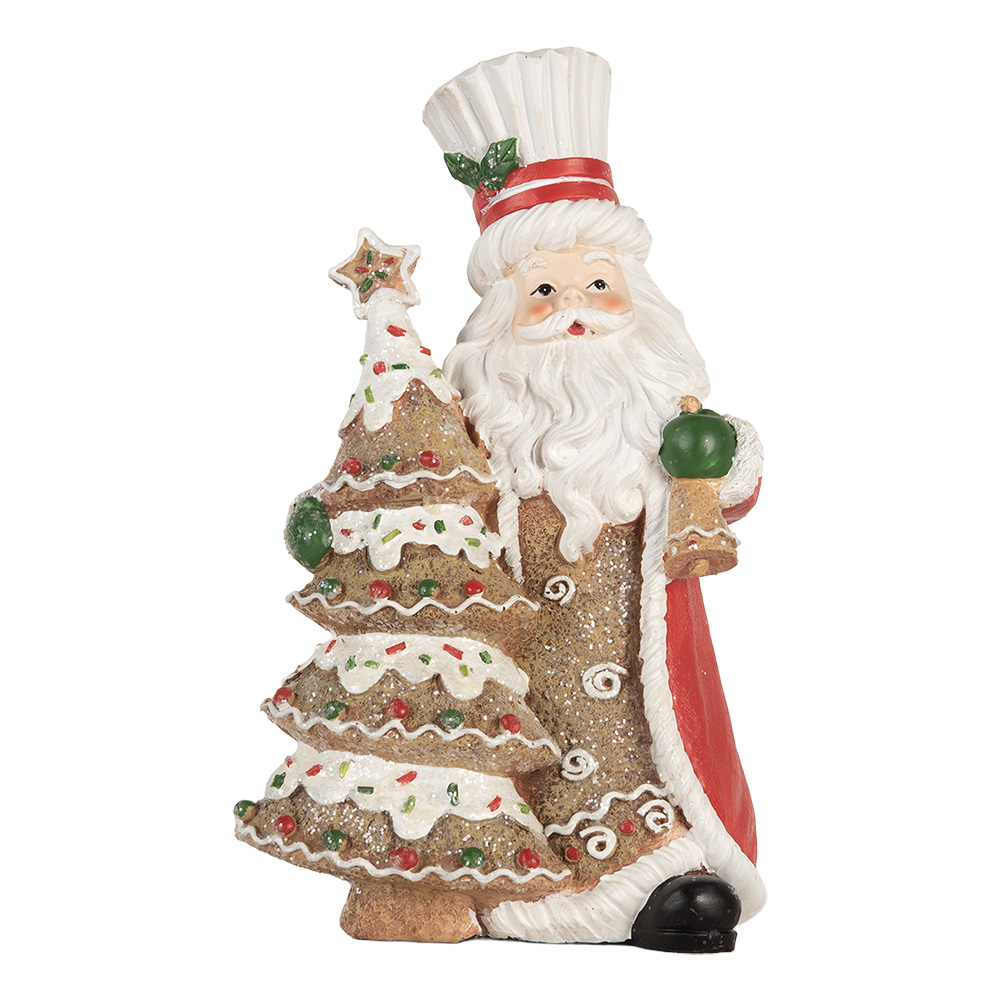 Decoratie kerstman 15x11x25 cm