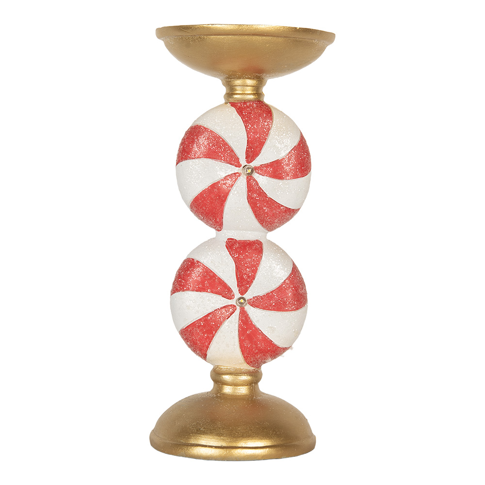 [6PR5850] Kandelaar met LED Ø 10x23 cm