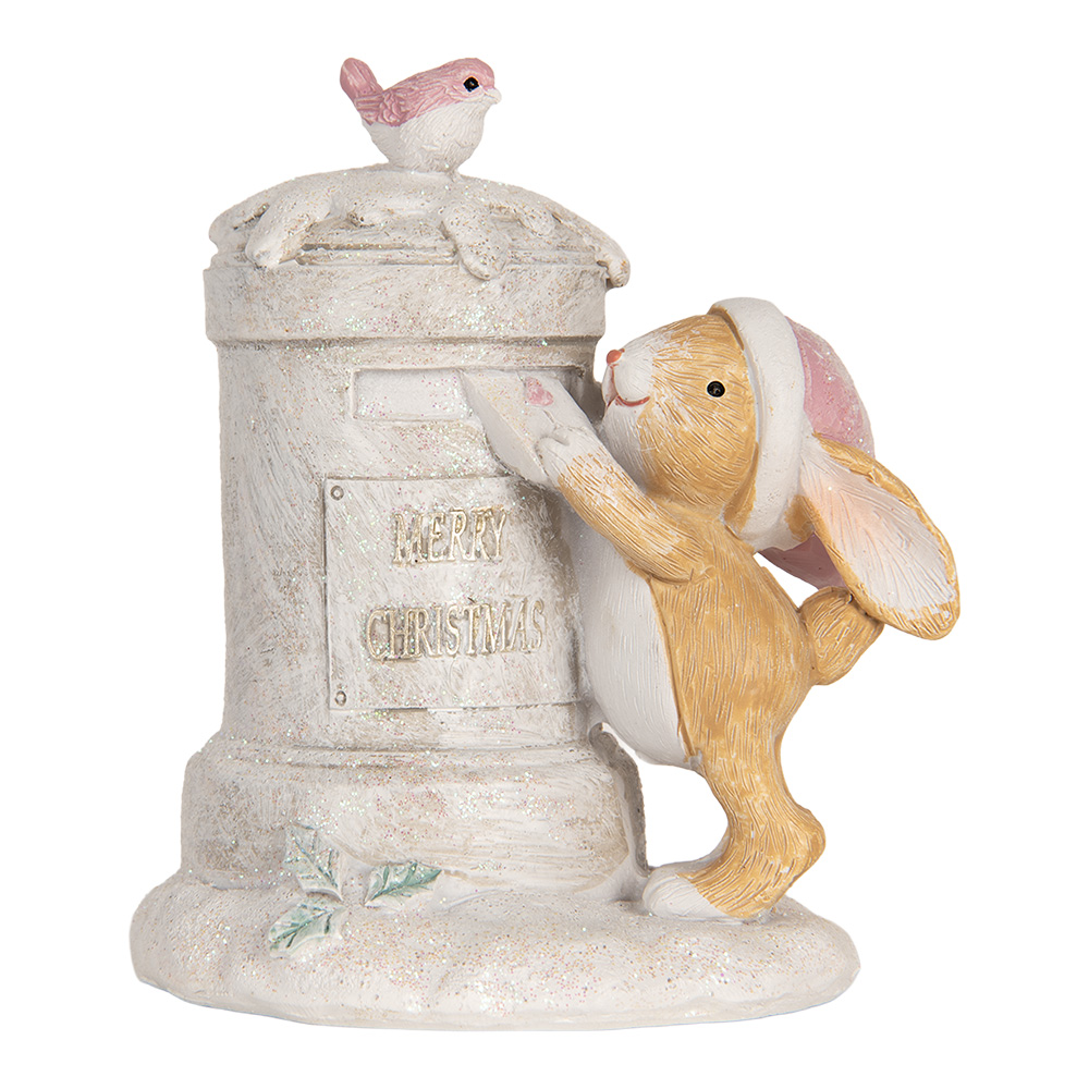 [6PR5879] Decoratie konijn 11x8x11 cm