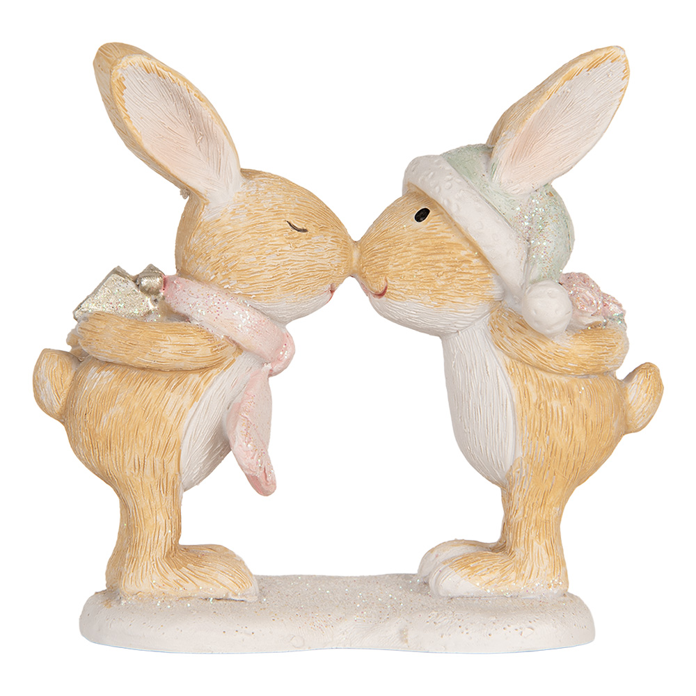 [6PR5882] Decoratie konijnen 10x5x10 cm