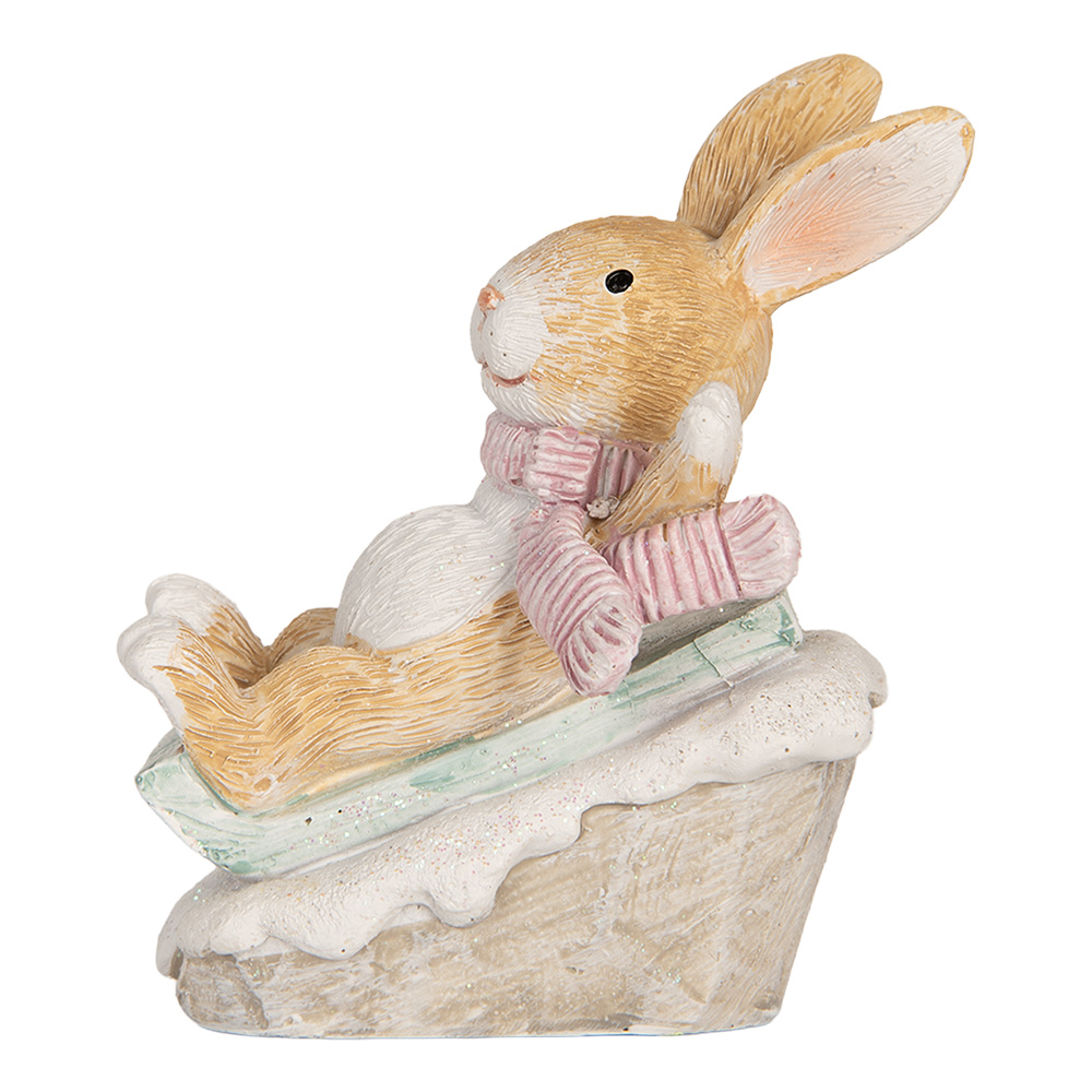 [6PR5885] Decoratie konijn 8x6x9 cm