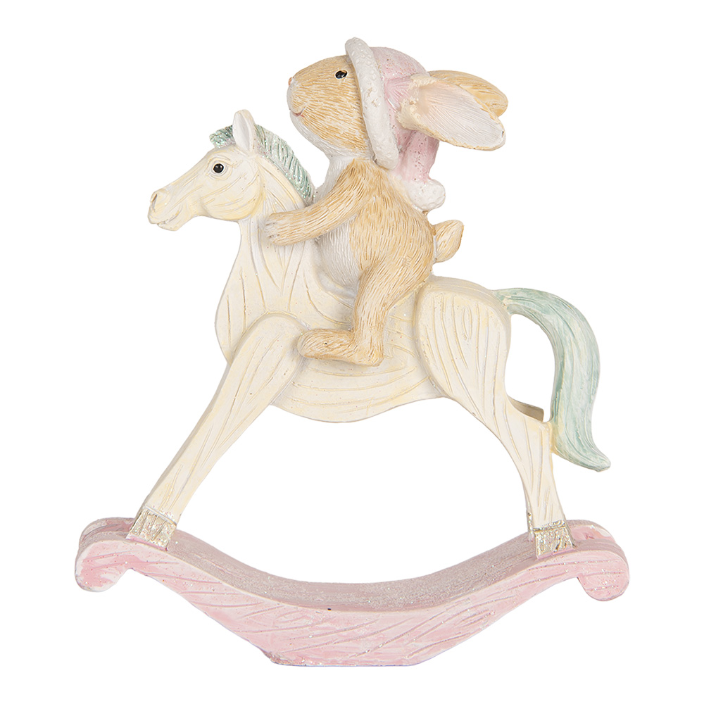 [6PR5888] Decoratie konijn 13x4x14 cm