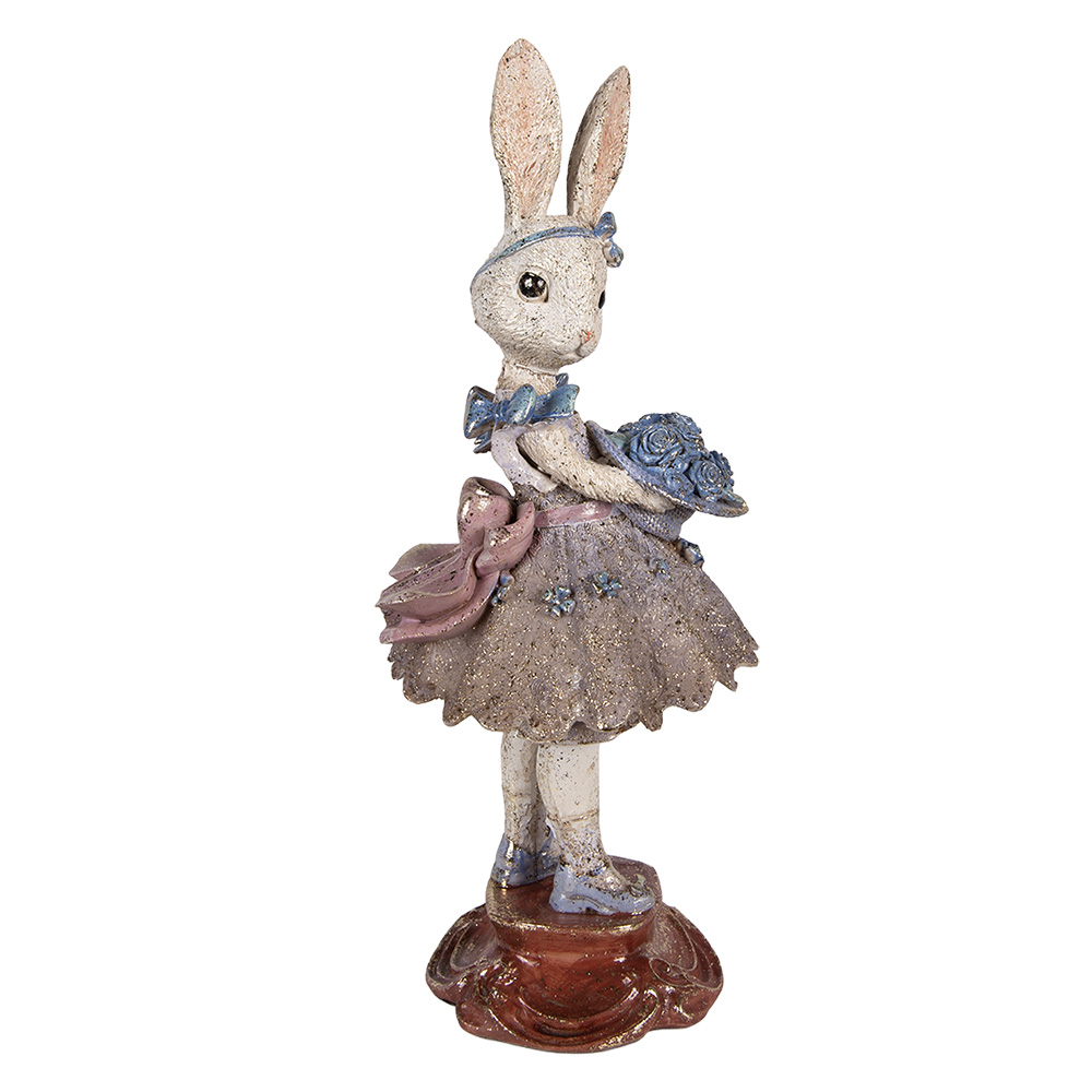 [6PR6026] Decoratie konijn 15x14x35 cm