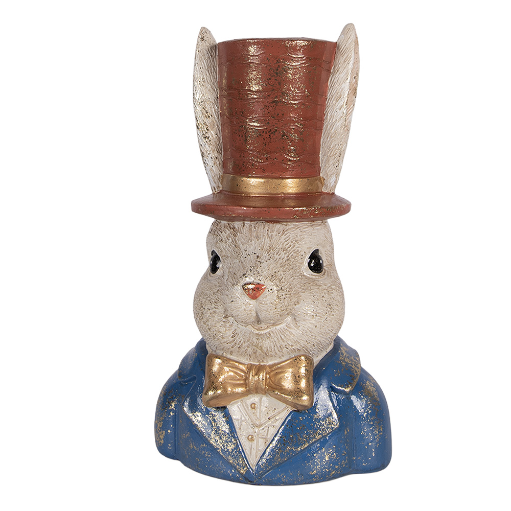 [6PR6028] Decoratie buste konijn 17x13x29 cm