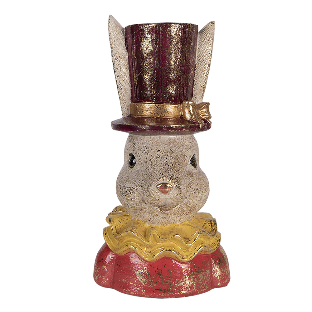 [6PR6029] Decoratie buste konijn 16x13x29 cm