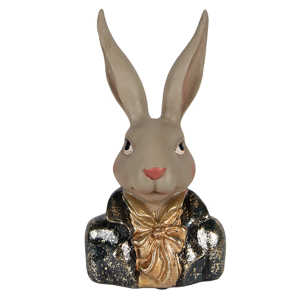 [6PR6030] Decoratie buste konijn 13x10x23 cm