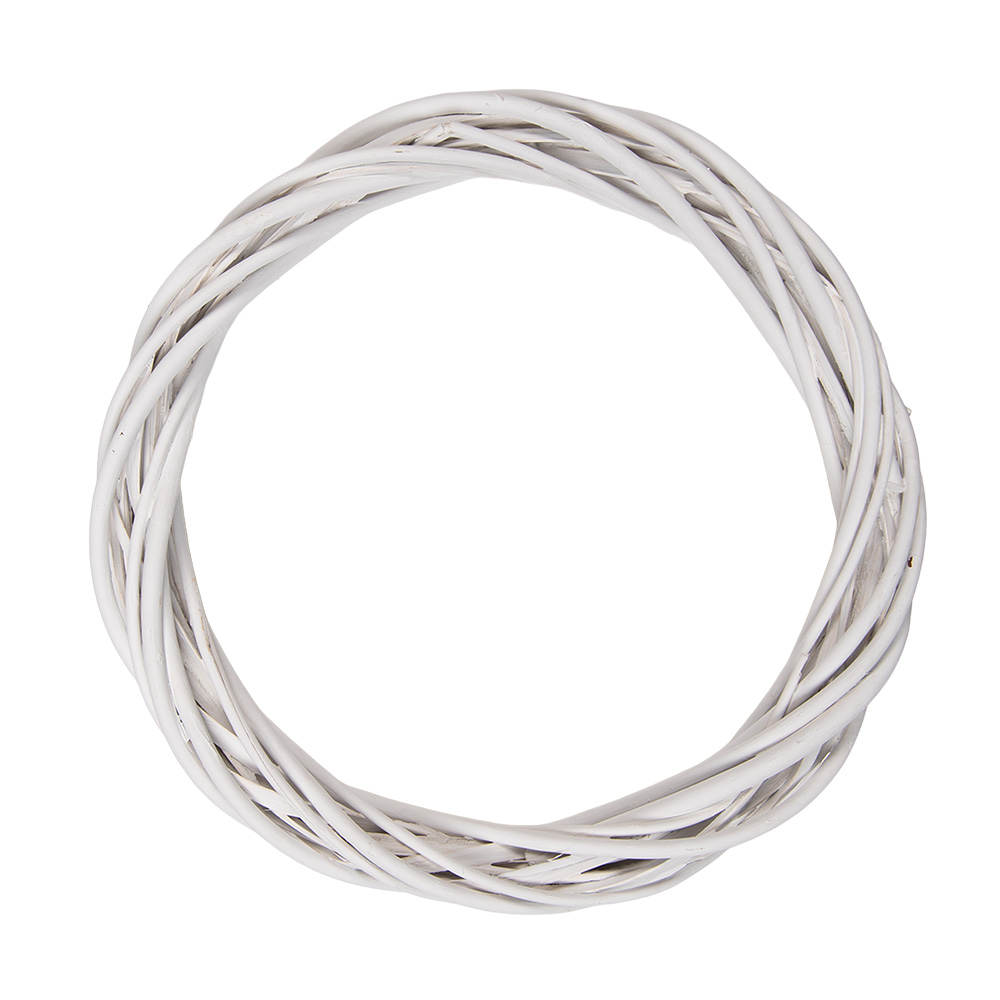 [6RO0603MW] Decoratie krans Ø 30x4 cm