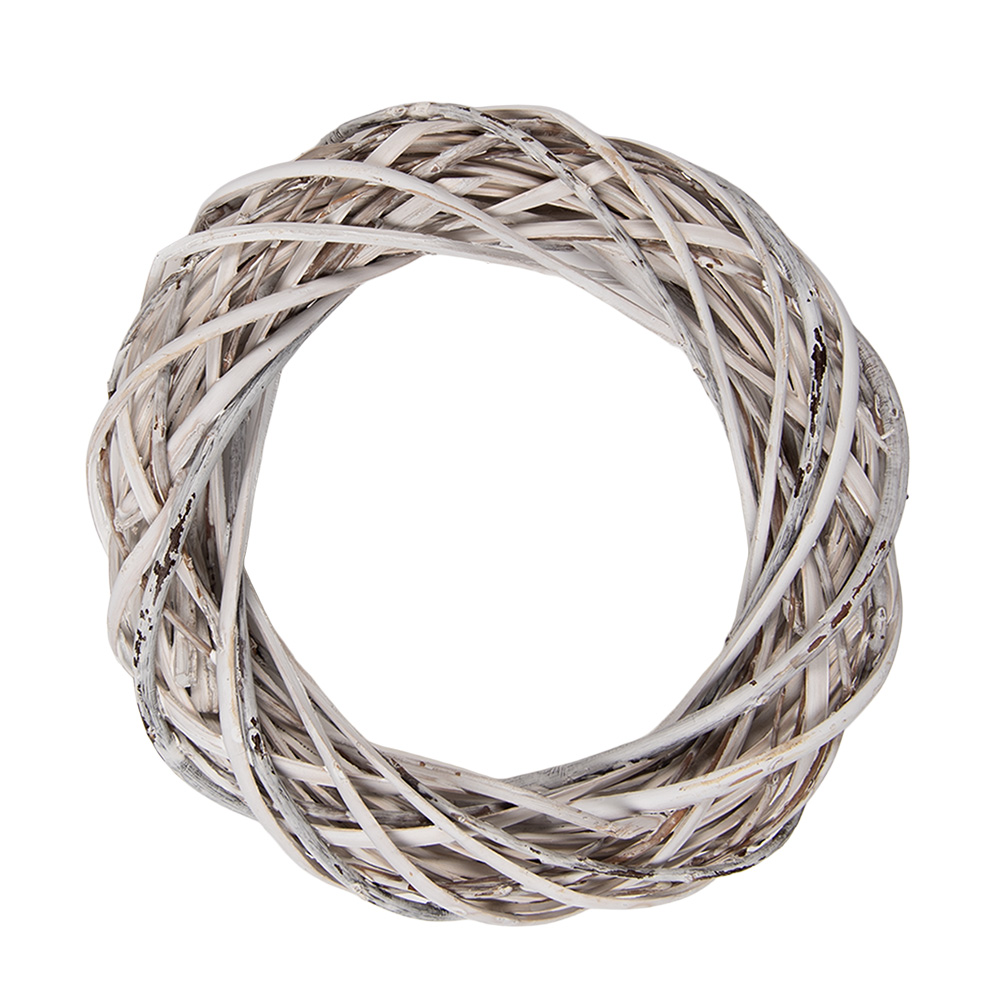 [6RO0610SW] Decoratie krans Ø 20x4 cm