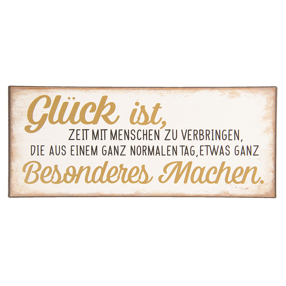 Tekstbord 30x1x13 cm