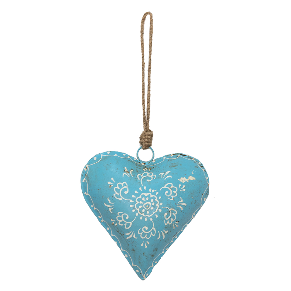 [6Y4816L] Decoratie hanger hart 15x4x15 cm