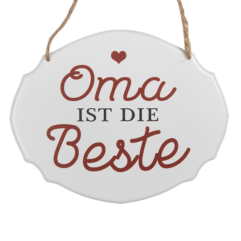 Tekstbord 18x1x15 cm