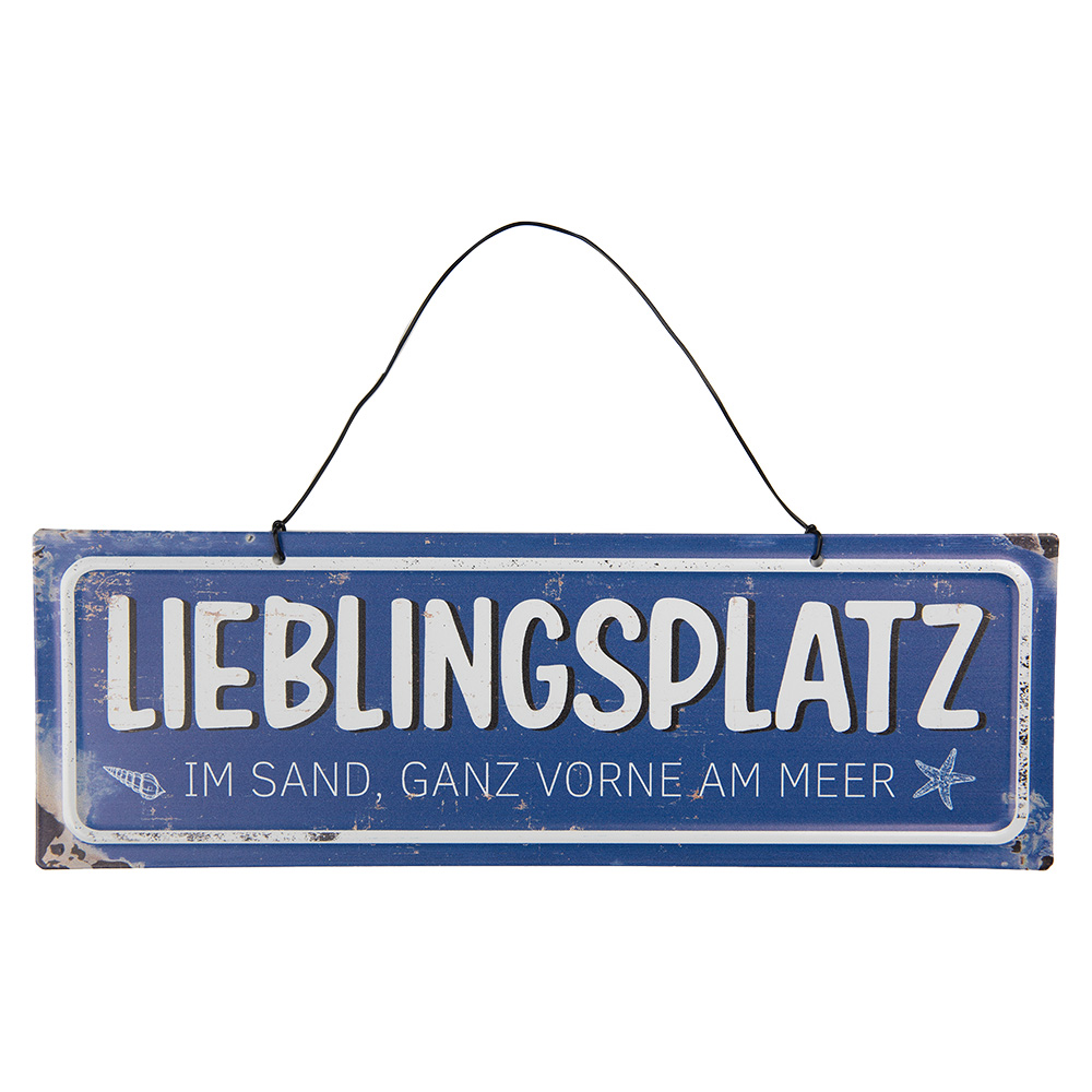 Tekstbord 30x1x10 cm