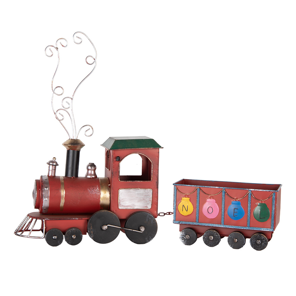 [6Y5739] Decoratie trein 63x15x38/50 cm