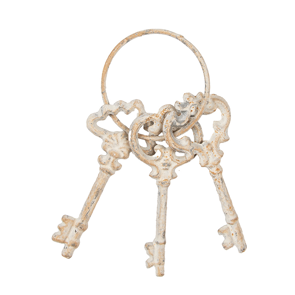 [6Y5772] Decoratie sleutelbos 9x1x19 cm