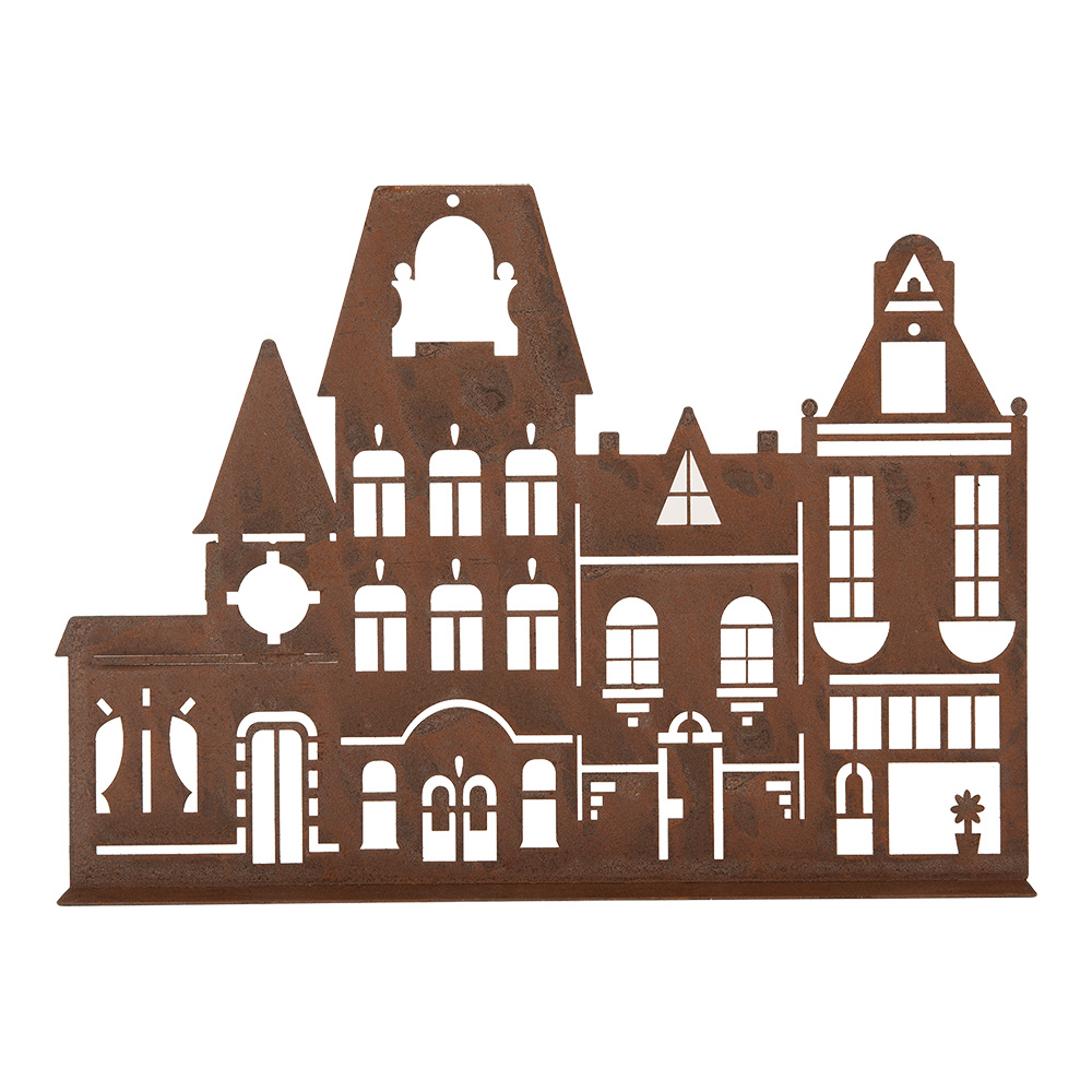 [6Y5779] Decoratie huis 29x5x21 cm