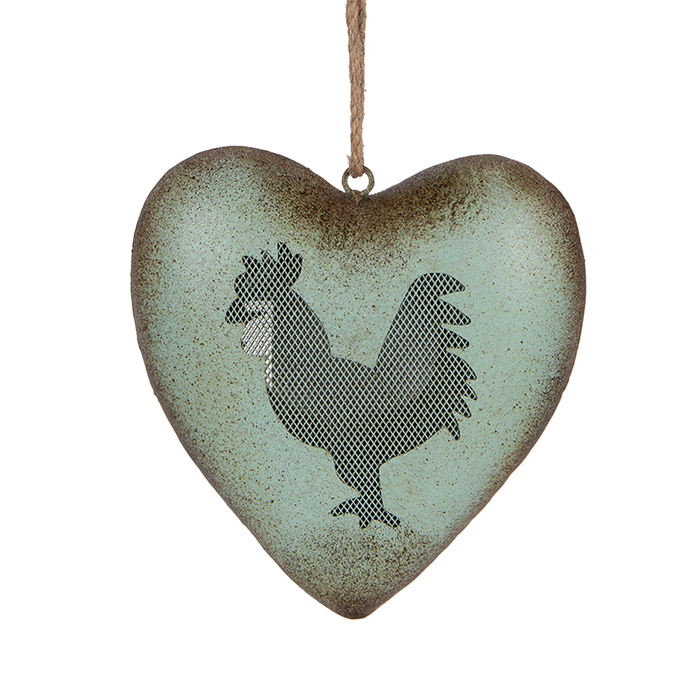 [6Y5848] Decoratie hanger hart 23x7x23 cm