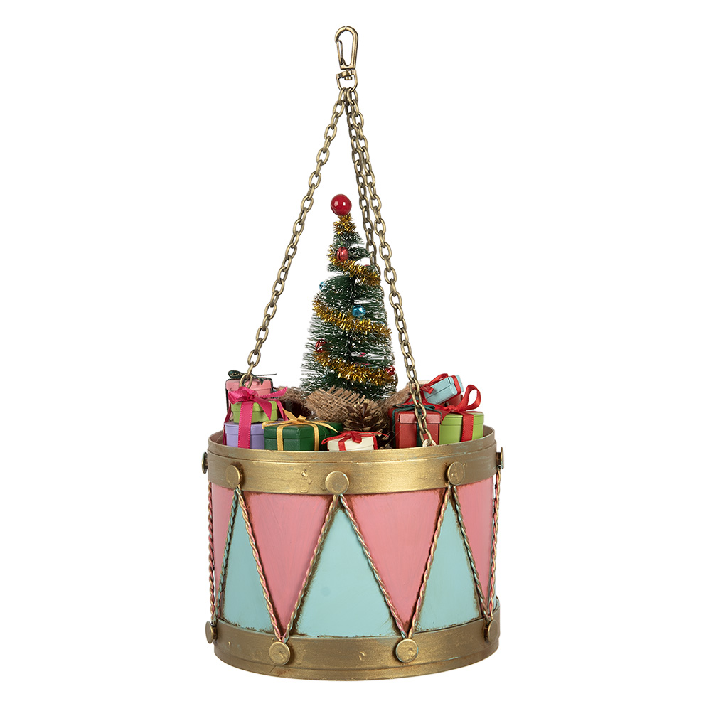 [6Y5866] Decoratie Trommel Ø 17x25/37 cm