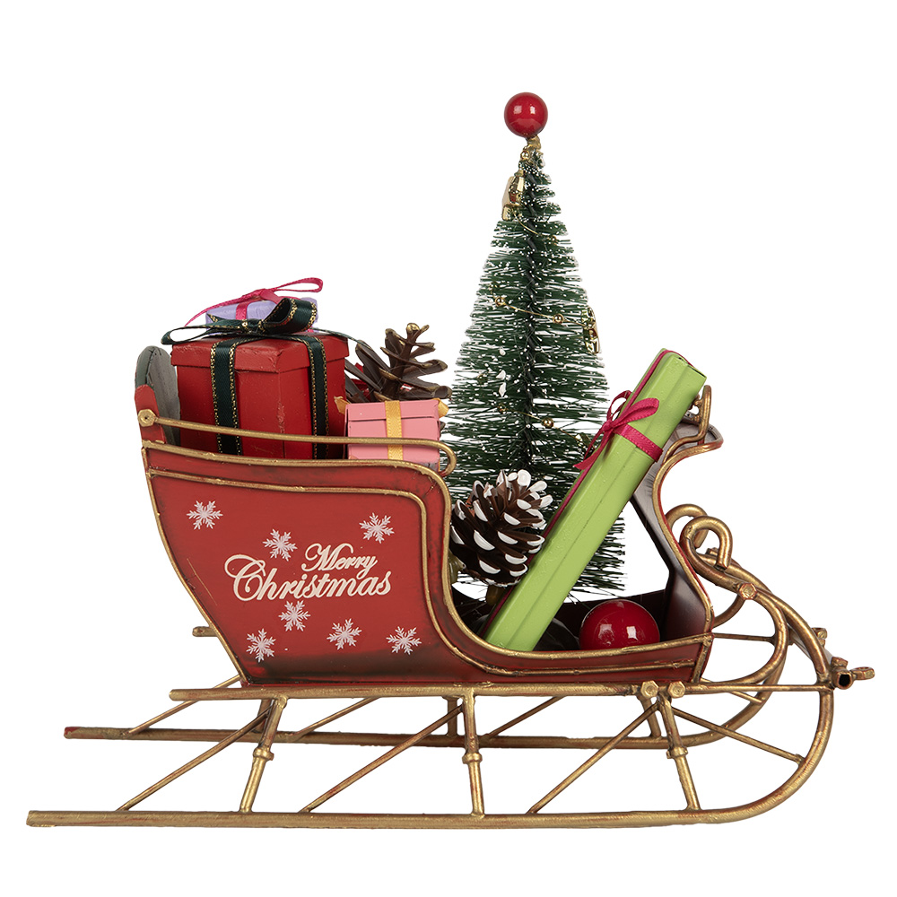 [6Y5869] Decoratie slee 21x9x18 cm