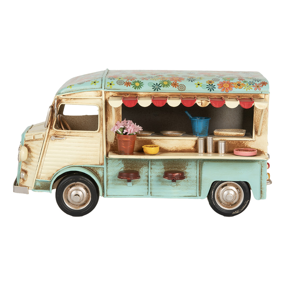 [6Y5877] Decoratie Foodtruck 26x14x14 cm