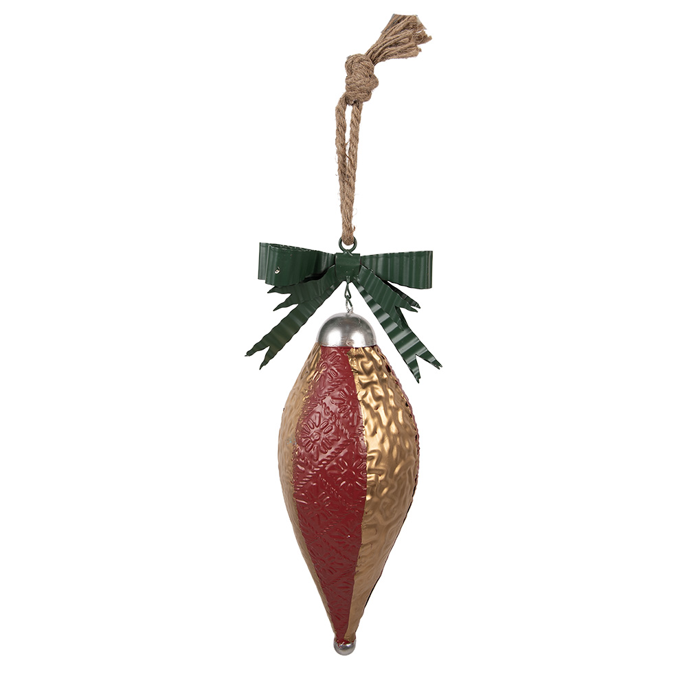 [6Y5926] Kerstbal 15x12x36 cm