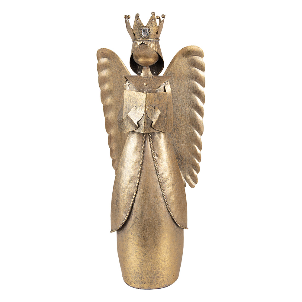 Decoratie engel 17x10x39 cm