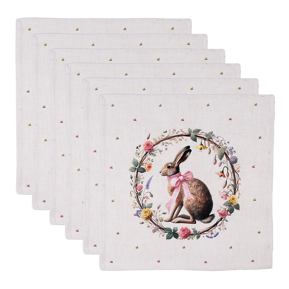 [EWC43] Servetten 6 stuks 40x40 cm SPL