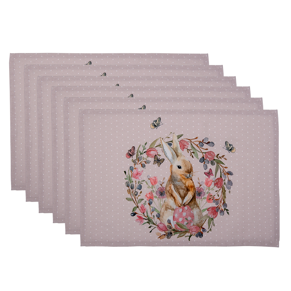 [HBU40] Placemat 6 stuks 48x33 cm SPL