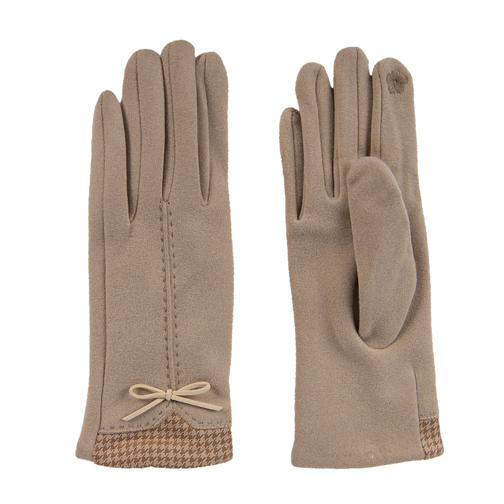 Handschoenen 9x24 cm beige