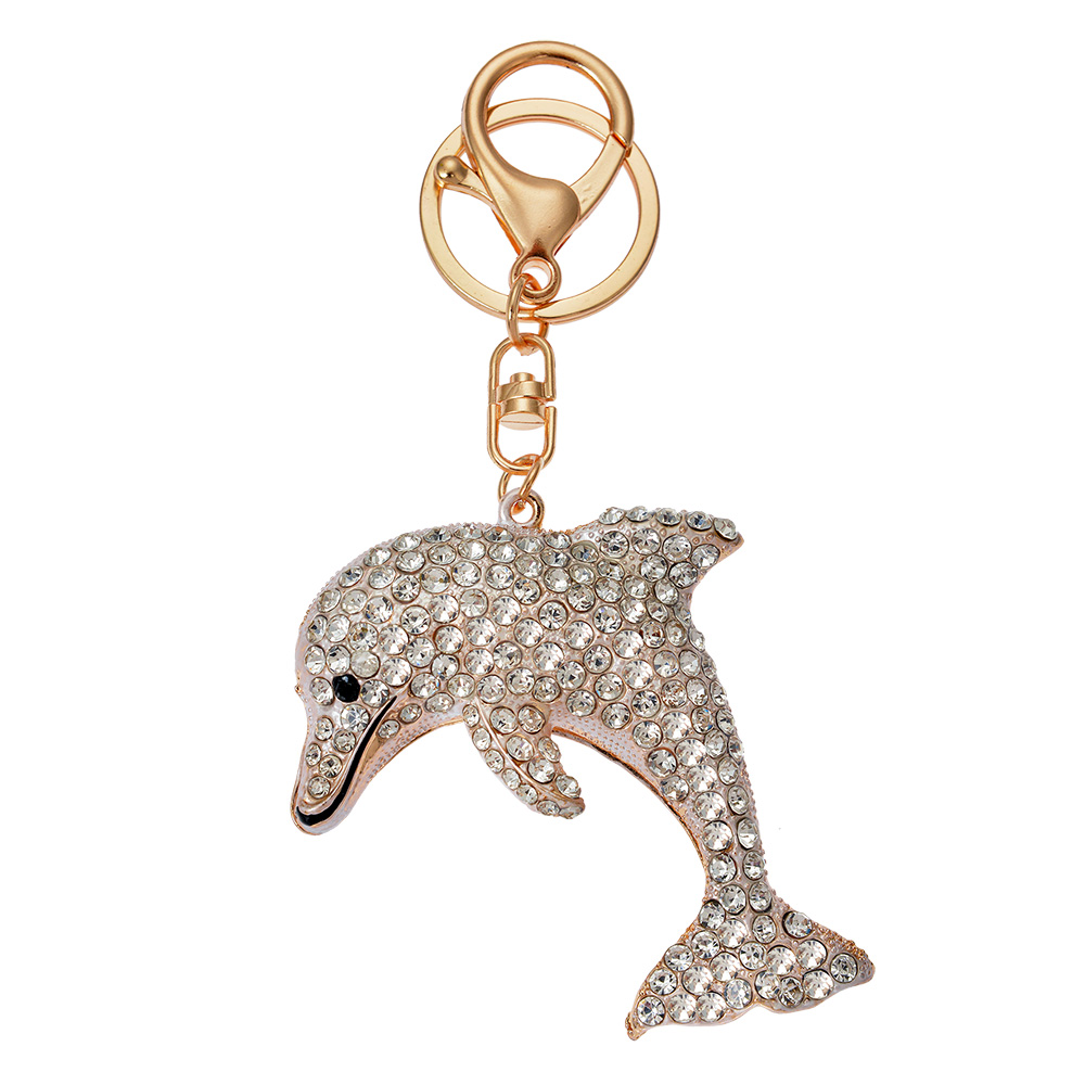 [JZKC0170] Sleutelhanger 6x2x7 cm goudkleurig