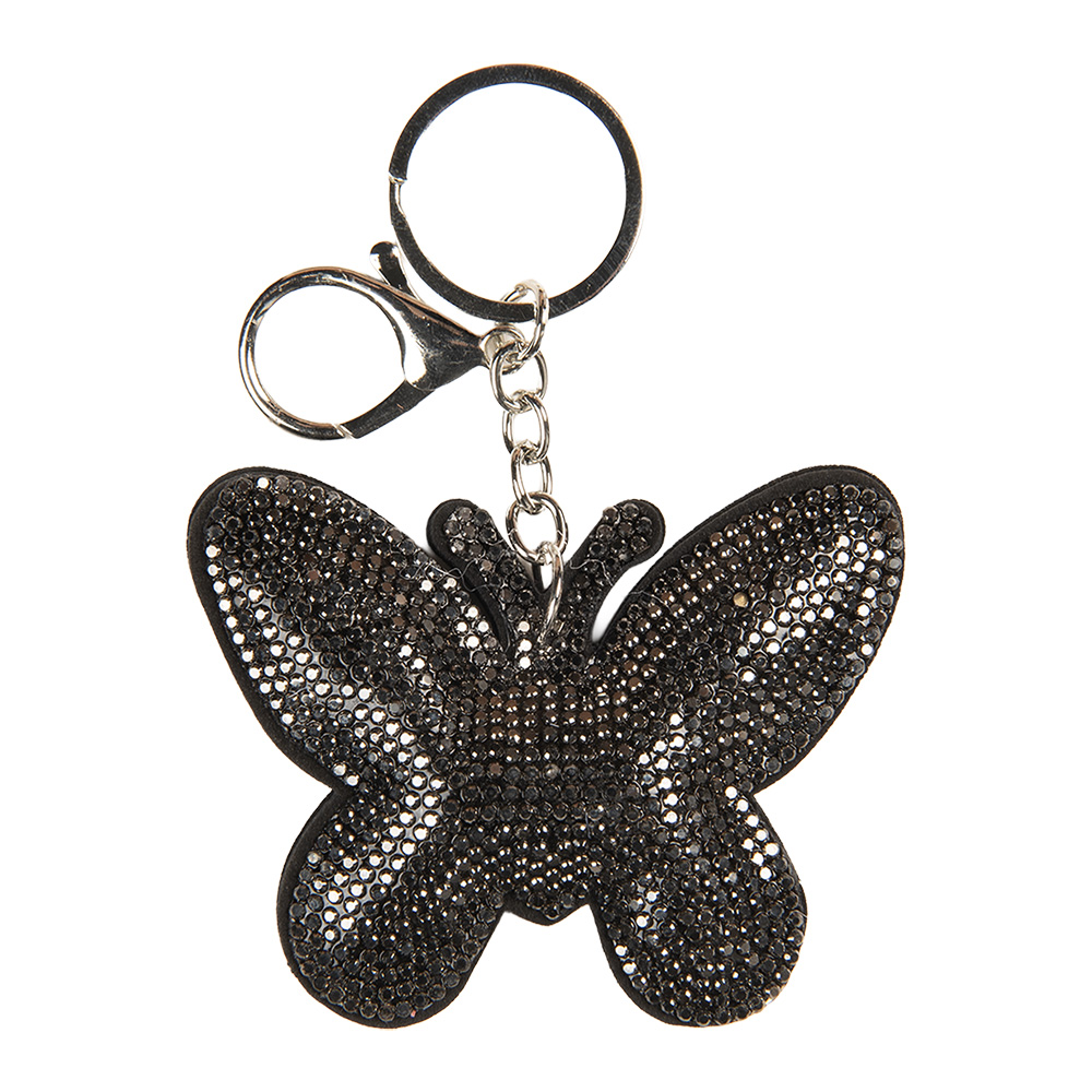 Sleutelhanger zilverkleurig 8x2x11 cm