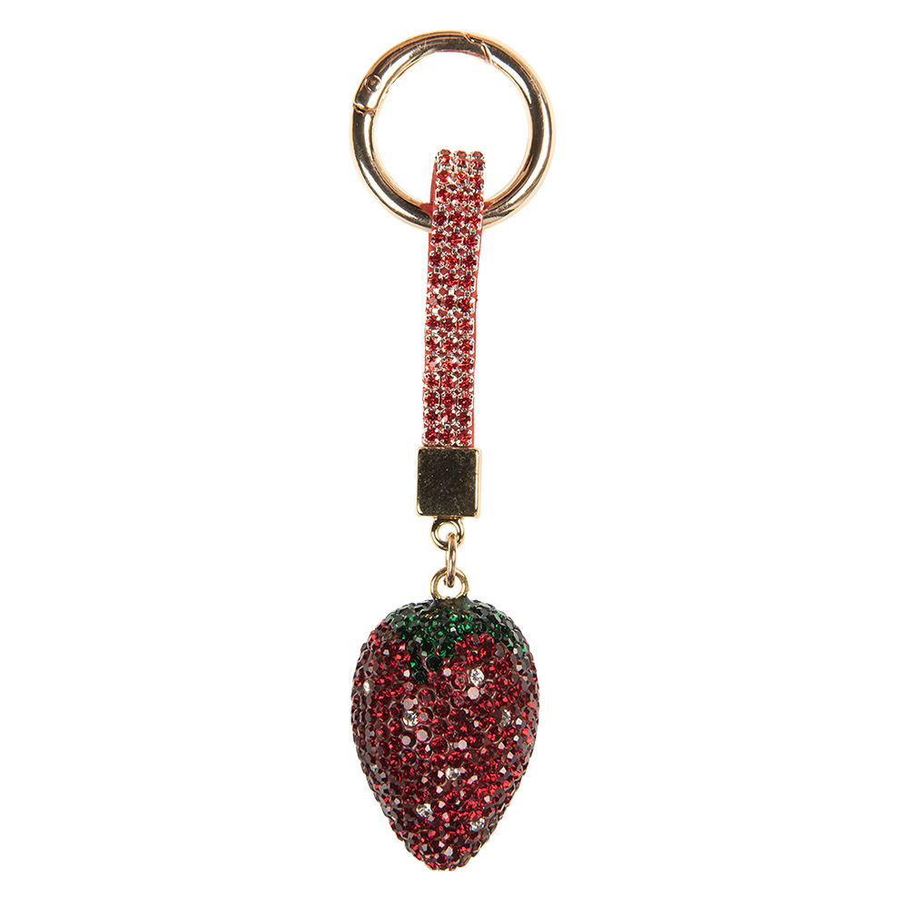 Sleutelhanger rood 3x3x14 cm