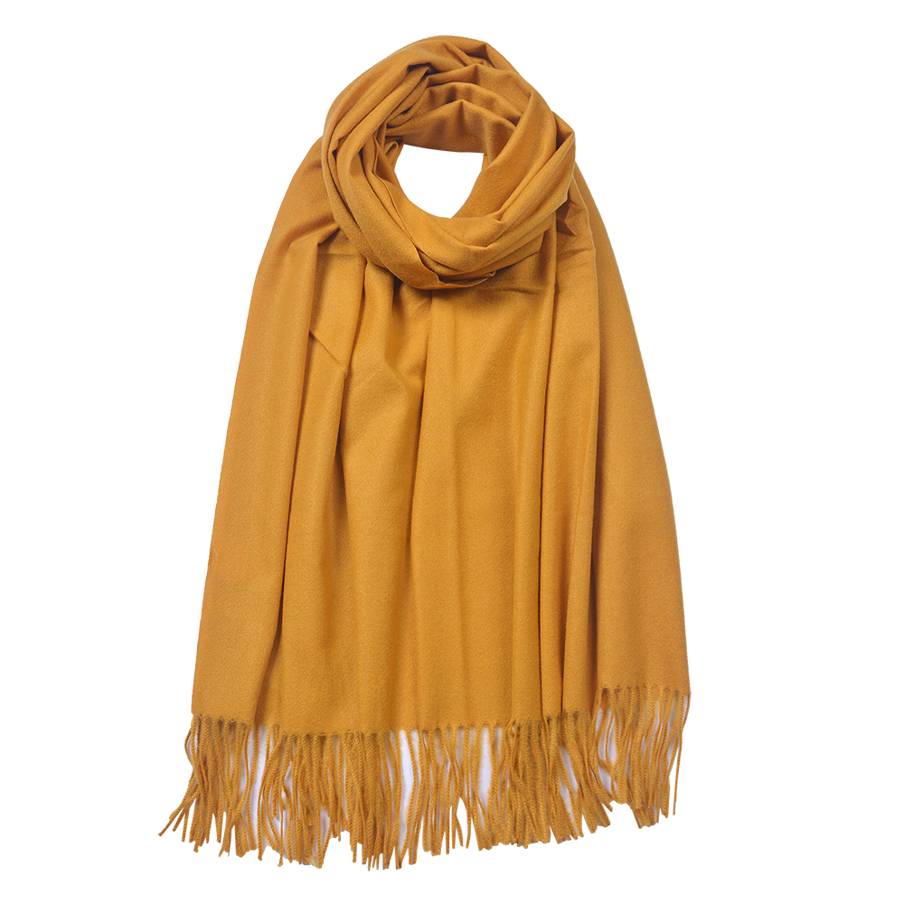 [JZSC0612Y] Sjaal 68x175 cm geel