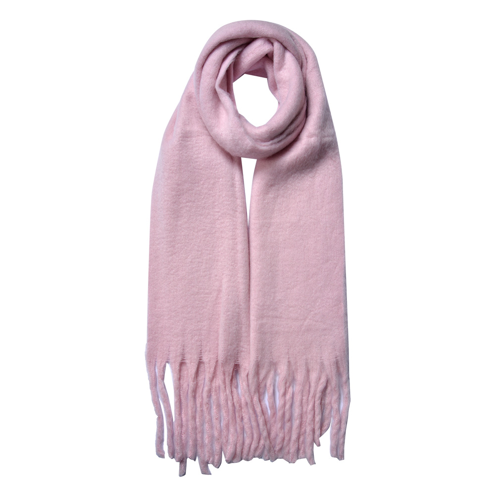 [JZSC0794P] Sjaal 38x200 cm roze