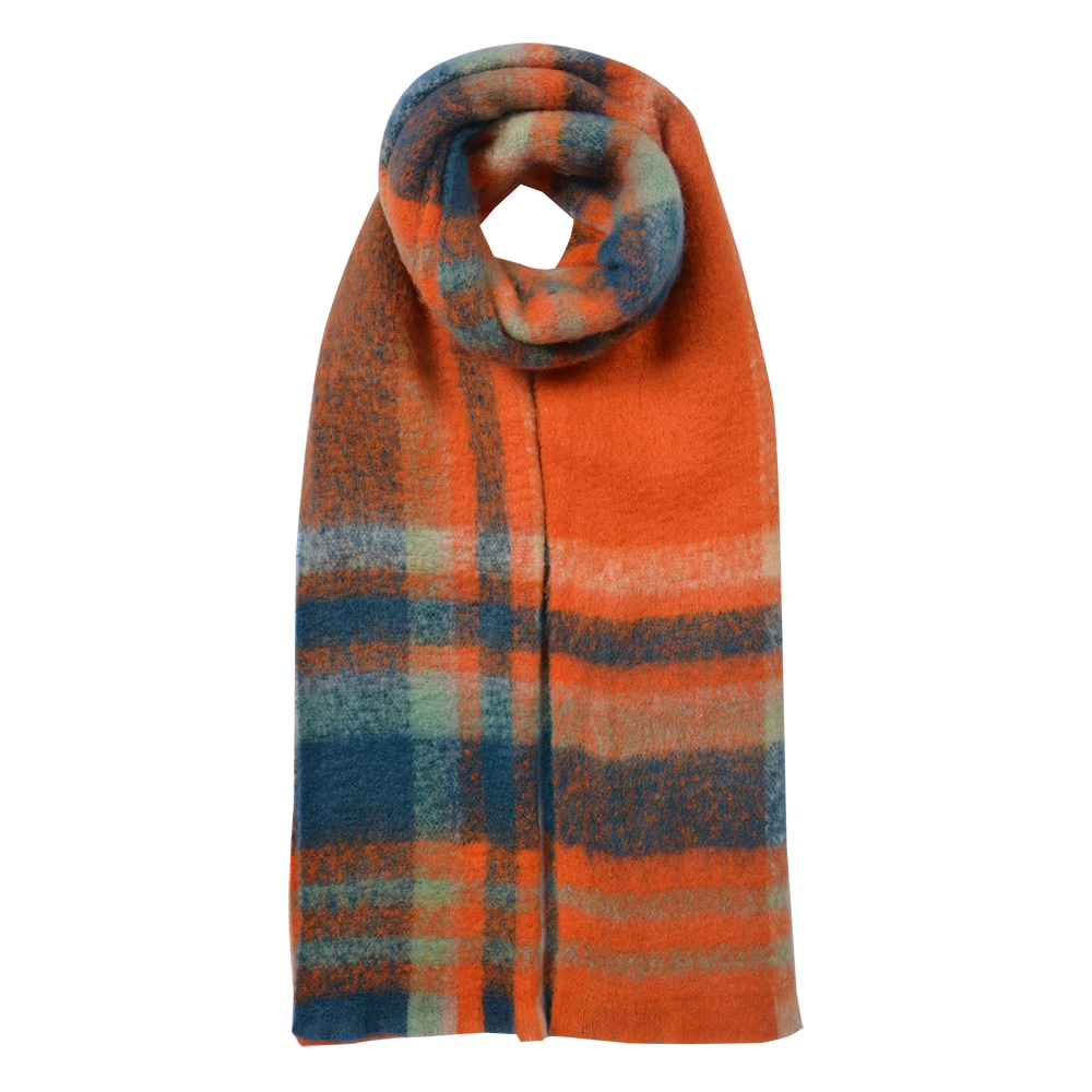 Sjaal 35x212 cm oranje