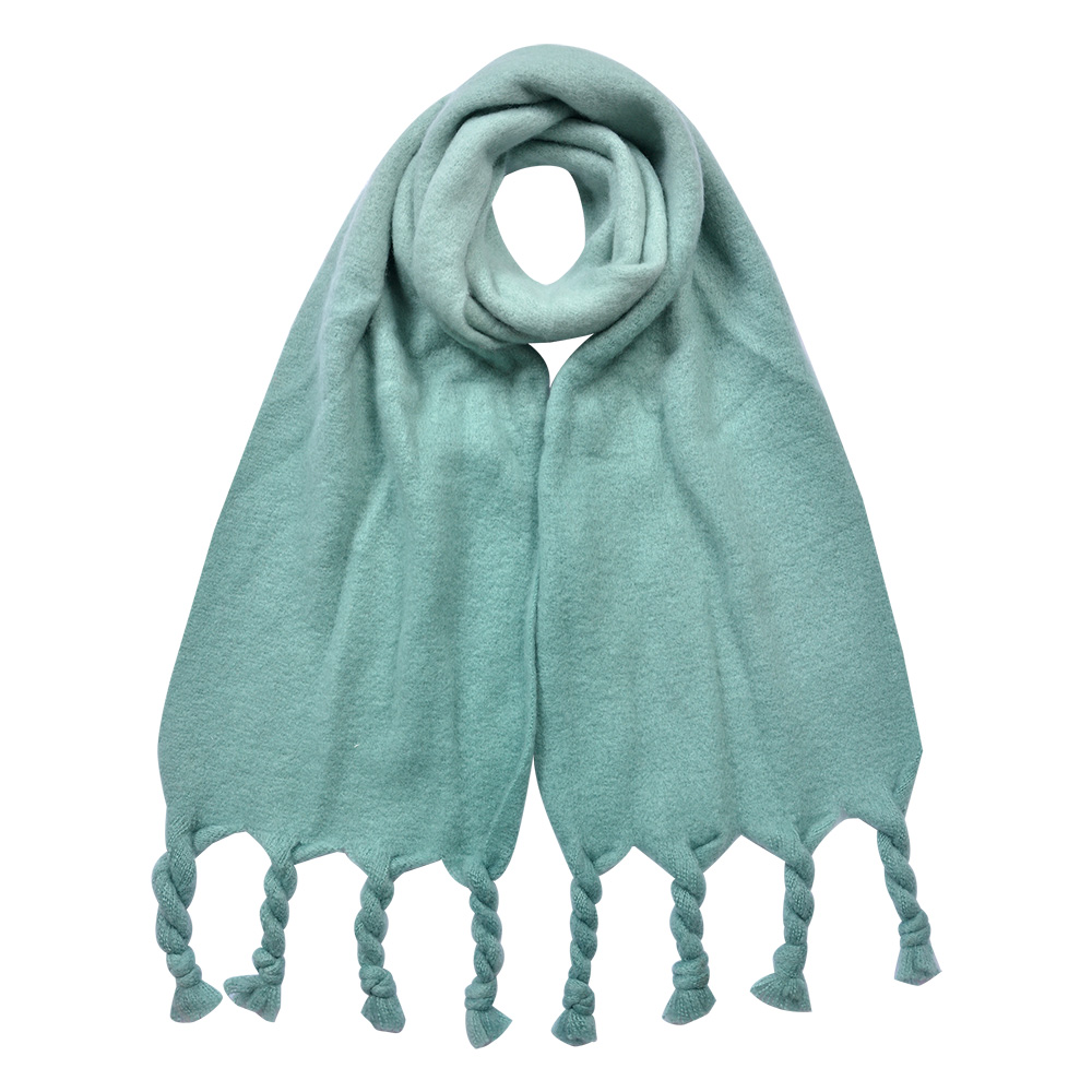 [JZSC0827GR] Sjaal 32x220 cm groen