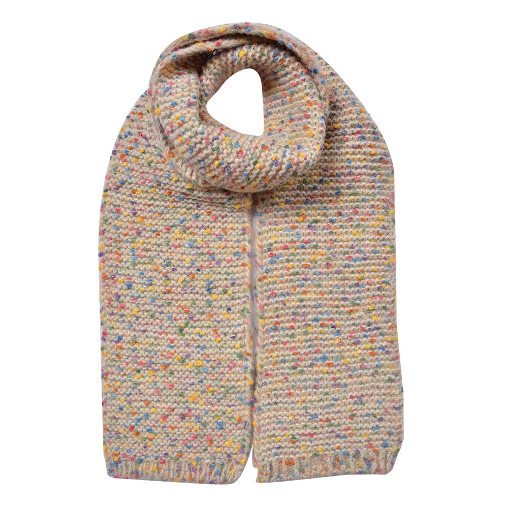 [JZSC0829BE] Sjaal 14x146 cm beige