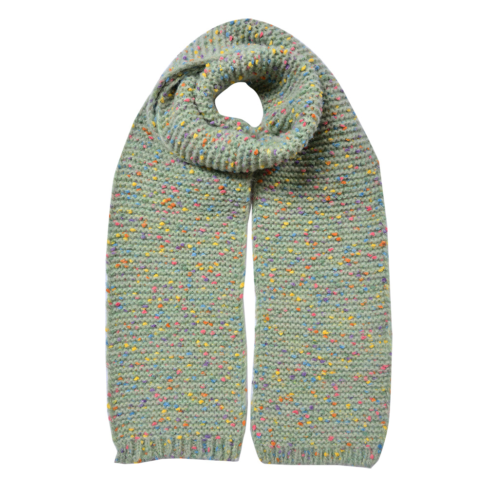 [JZSC0829GR] Sjaal 14x146 cm groen