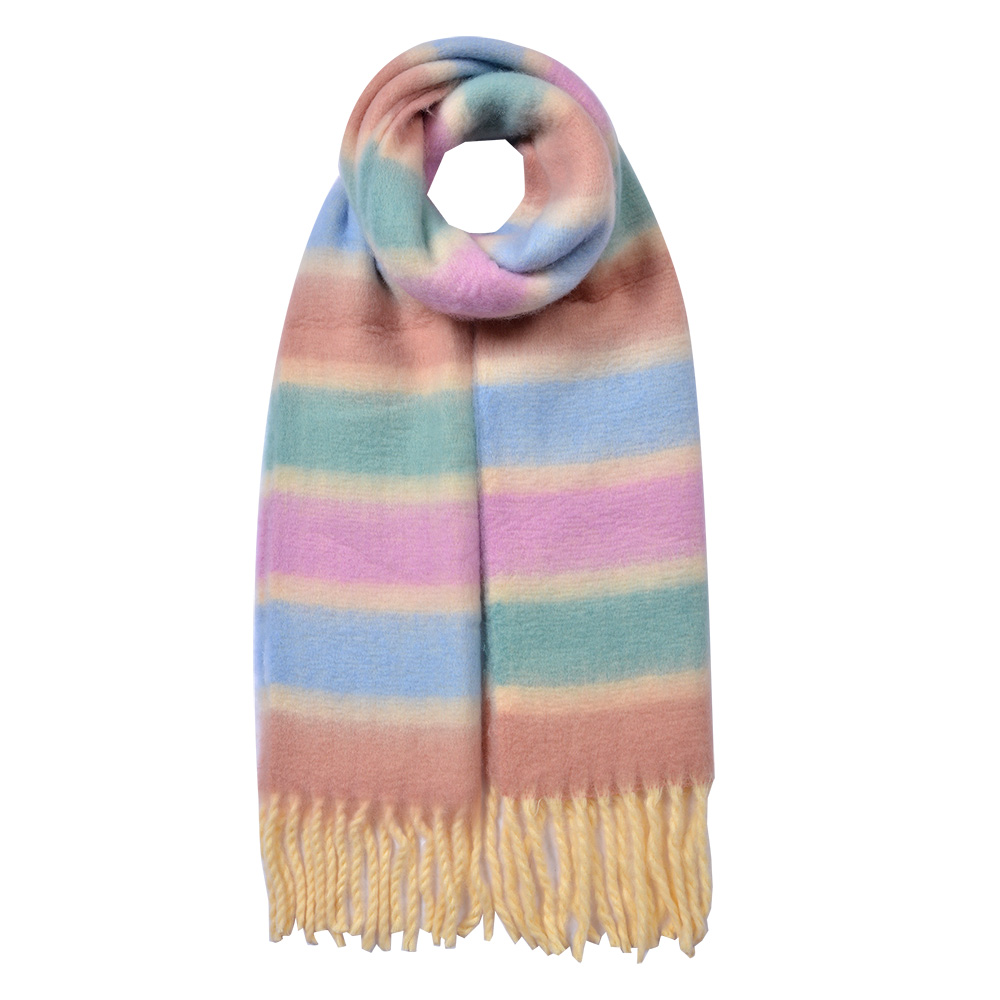 [JZSC0832PA] Sjaal 37x210 cm paars