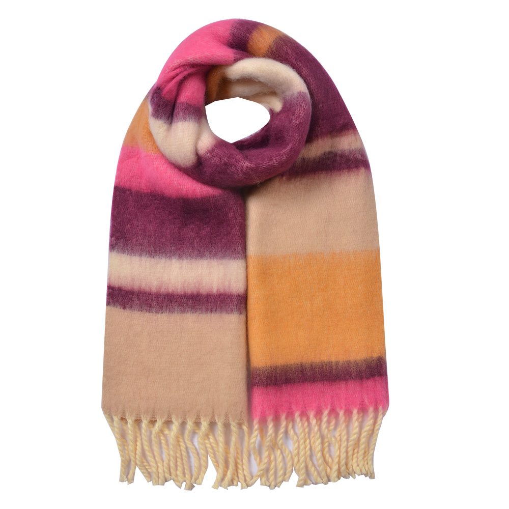 [JZSC0832Y] Sjaal 37x210 cm geel