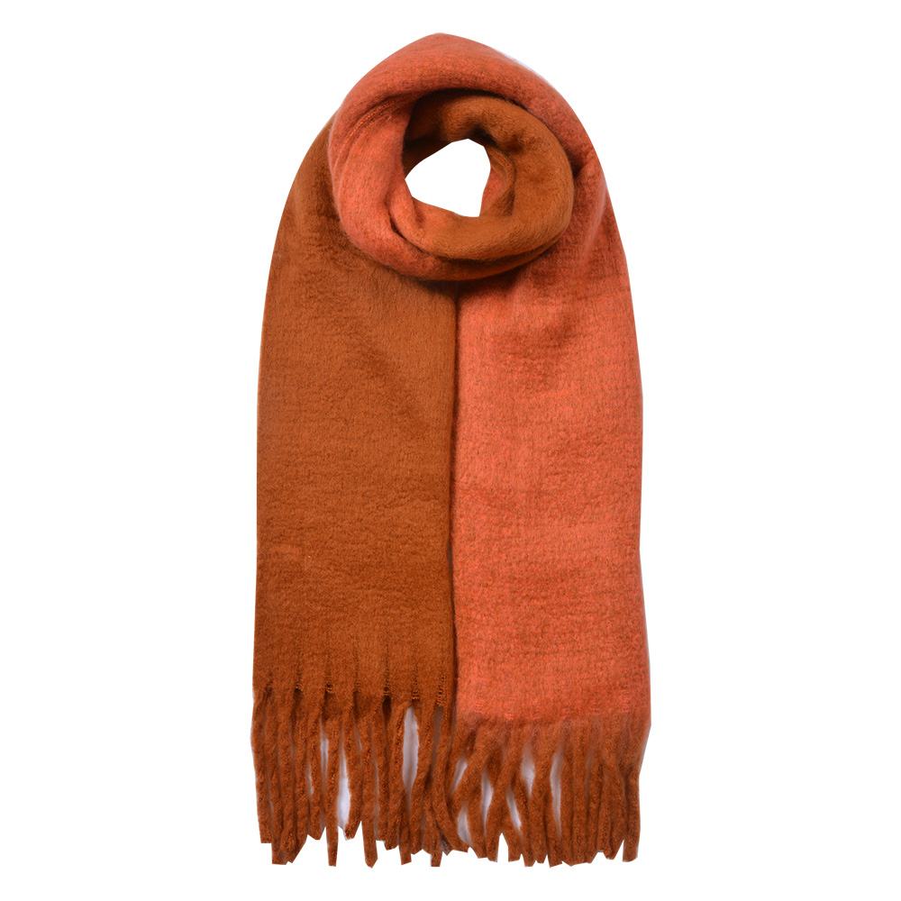 [JZSC0835CH] Sjaal 40x240 cm bruin